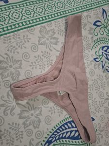 Women's Pink Thong Underwear 2