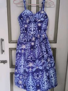 Blue Floral Sundress