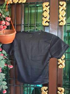 SHEIN Black Heart Detail T-Shirt