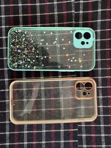iPhone 12 Cute Glitter & Clear  Cases