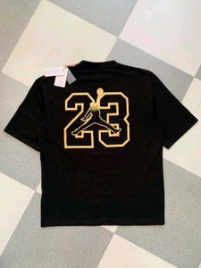 Premium New Air Jordan Black Oversized Tshirt