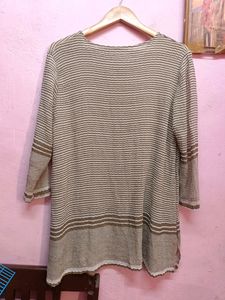 Sheer Textured Dress/Top/Kurti (Women's)
