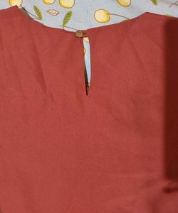 Mirana Rust Formal Top for Women – Size XL