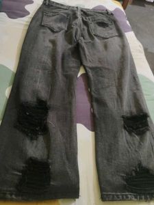 Grey Ripped Jeans