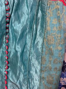 Carrot Red Colour Anarkali Suit Set
