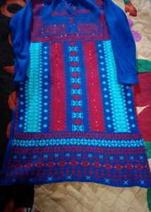Woolen Kurti Set