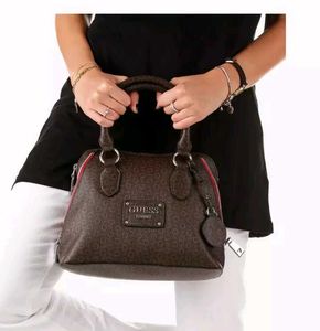 Original Guess Monogram Satchel Bag