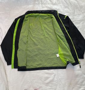 Men's Black &amp; Neon Windbreaker Jacket