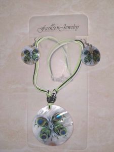 Jewelry Set - peacock themed