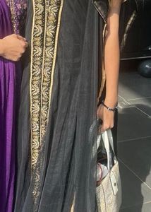 Black ethnic anarkali