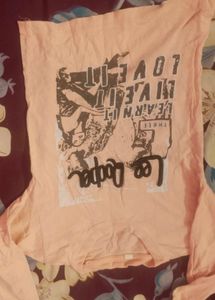 Soft Peach Basic Tee
