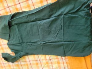 Elegant Dark Green Cotton Kurta