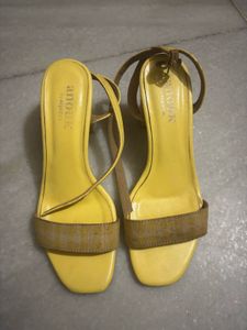 Anouk Yellow Strap Sandals