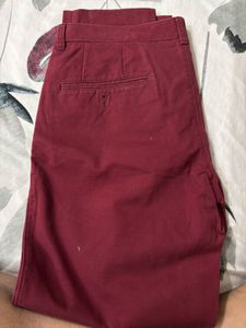 Louis Philippe Red Chinos - Size 32