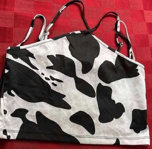 Cow Print Camisole Top