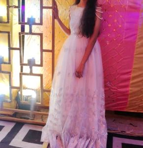 Stunning White Embellished Gown