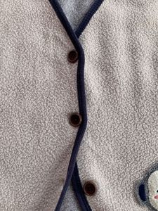 Cute Monkey Fleece Vest