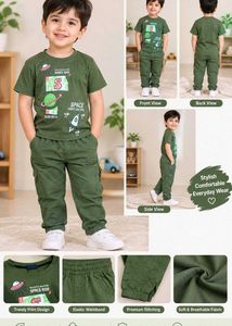 Kids Space Theme Cotton Outfit 5 to 4 year old bab