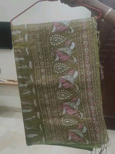 Green Colour Tissue Saree