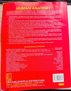 B.D. Chaurasia's Human Anatomy Book Set