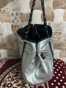 Stylish Silver Tote Bag