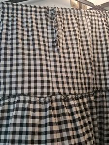 Gingham Tiered Maxi Skirt