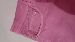 Pink Casual Shorts