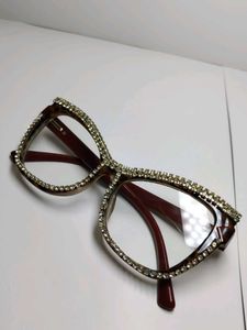 Sparkling Cat-Eye Glasses