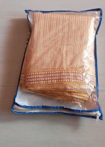 New Golden Saree with blouse