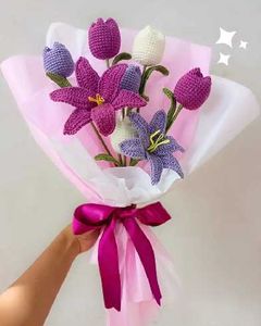 Handmade Crochet Flower Bouquet