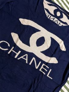 Chanel Navy Knit Sweater