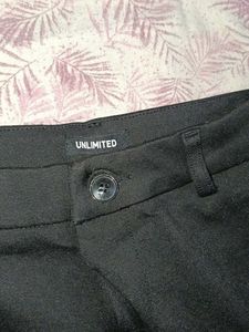 Black Wide Leg formal trouser