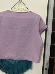 Lavender T-shirt, Bust- 36/34