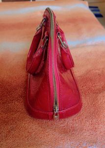 Louis Vuitton  Red Alma BB Handbag