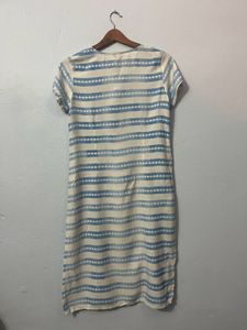 Blue And White Kurti From W