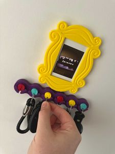 Friends Themed Key Holder &amp; Photo Frame 3d printed