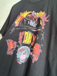 Vintage The Rock FSDNY Graphic Print T-Shirt