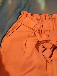 Chic Rust-Colored Trousers
