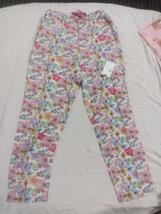Floral Print Pajama Pants