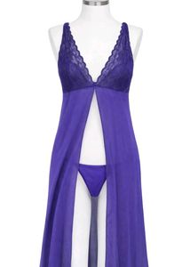 Purple Lace Nightgown