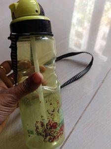 Reusable Water Bottle with Straw