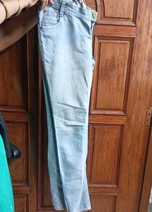 !Sale! Sky Blue Slim Fit Denim