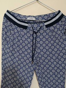 Blue Geometric Pattern Pyjamas