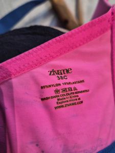 Vibrant Pink Padded underwired Bra