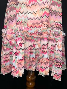 Chic Geometric Print Midi Dress