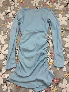 Ribbed Wrap Dress