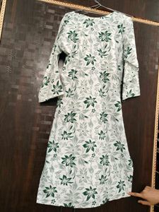 Green Floral Kurta Set with Dupatta