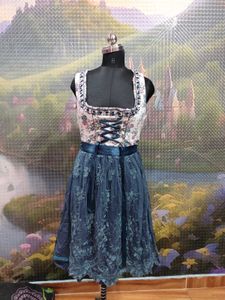 Floral Germanic Drindl dress