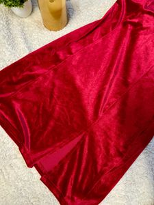 Red Velvet Mini Dress