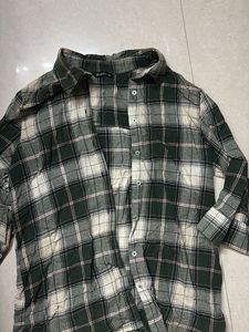 Plaid Button-Up Shirt